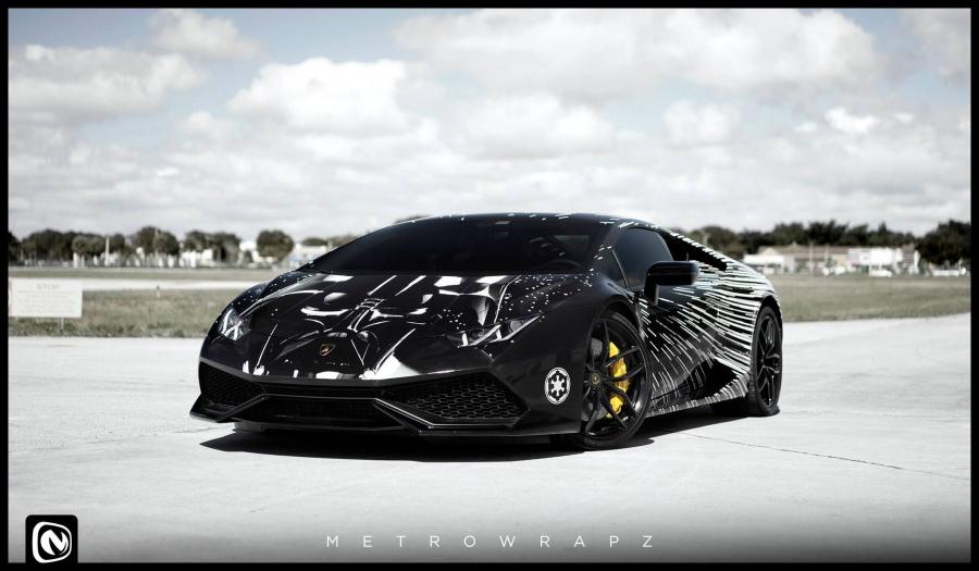 Lamborghini Aventador LP700-4 Darth Vader by MetroWrapz '2016